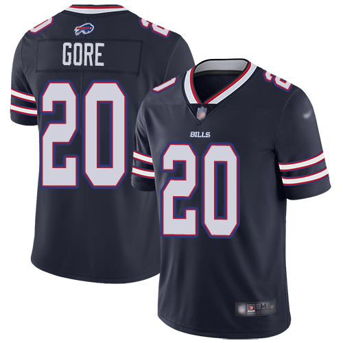 Men Buffalo Bills #20 Frank Gore Limited Navy Blue Inverted Legend NFL Jersey->youth nfl jersey->Youth Jersey